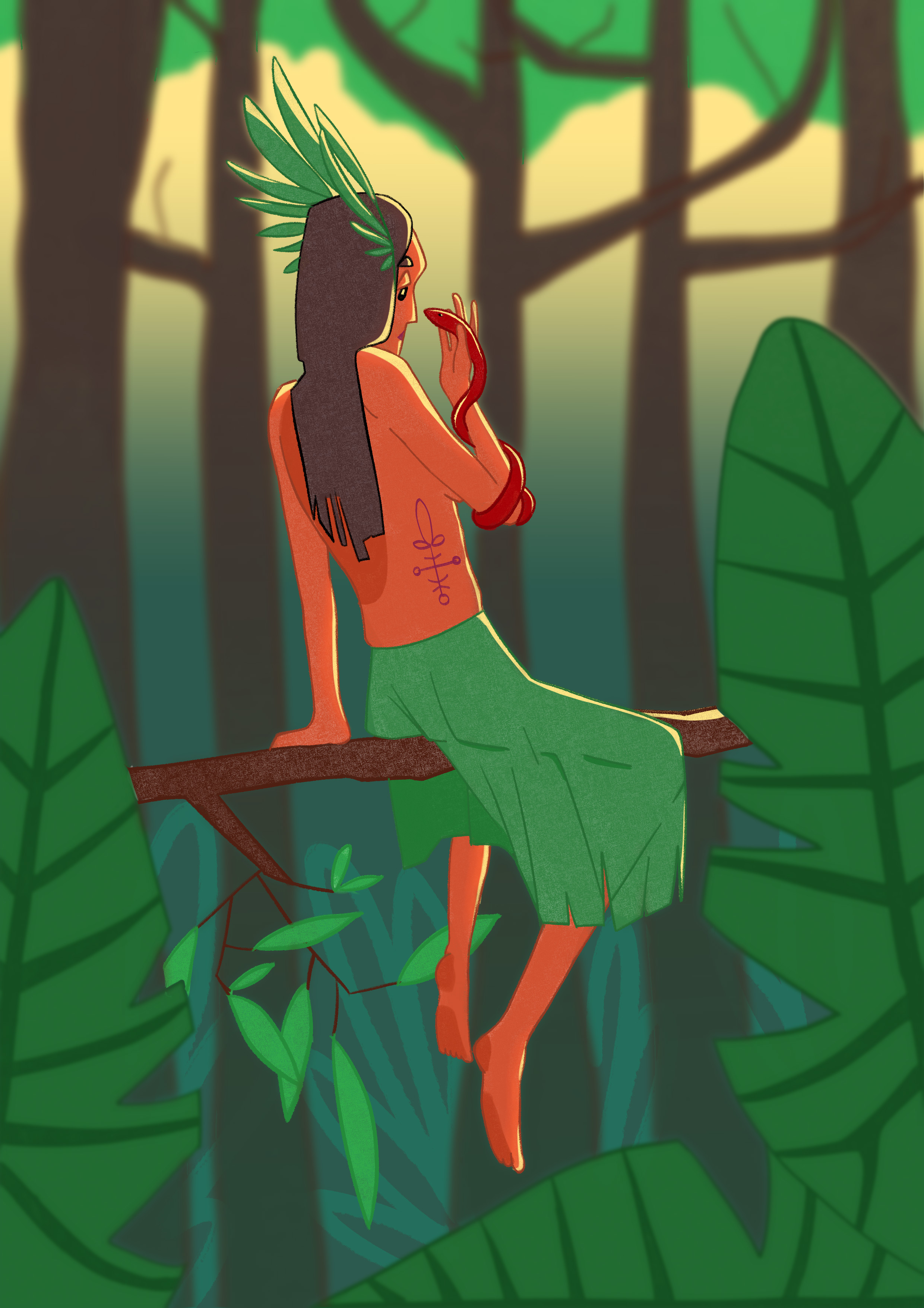 Illustration: “Forest Lady”