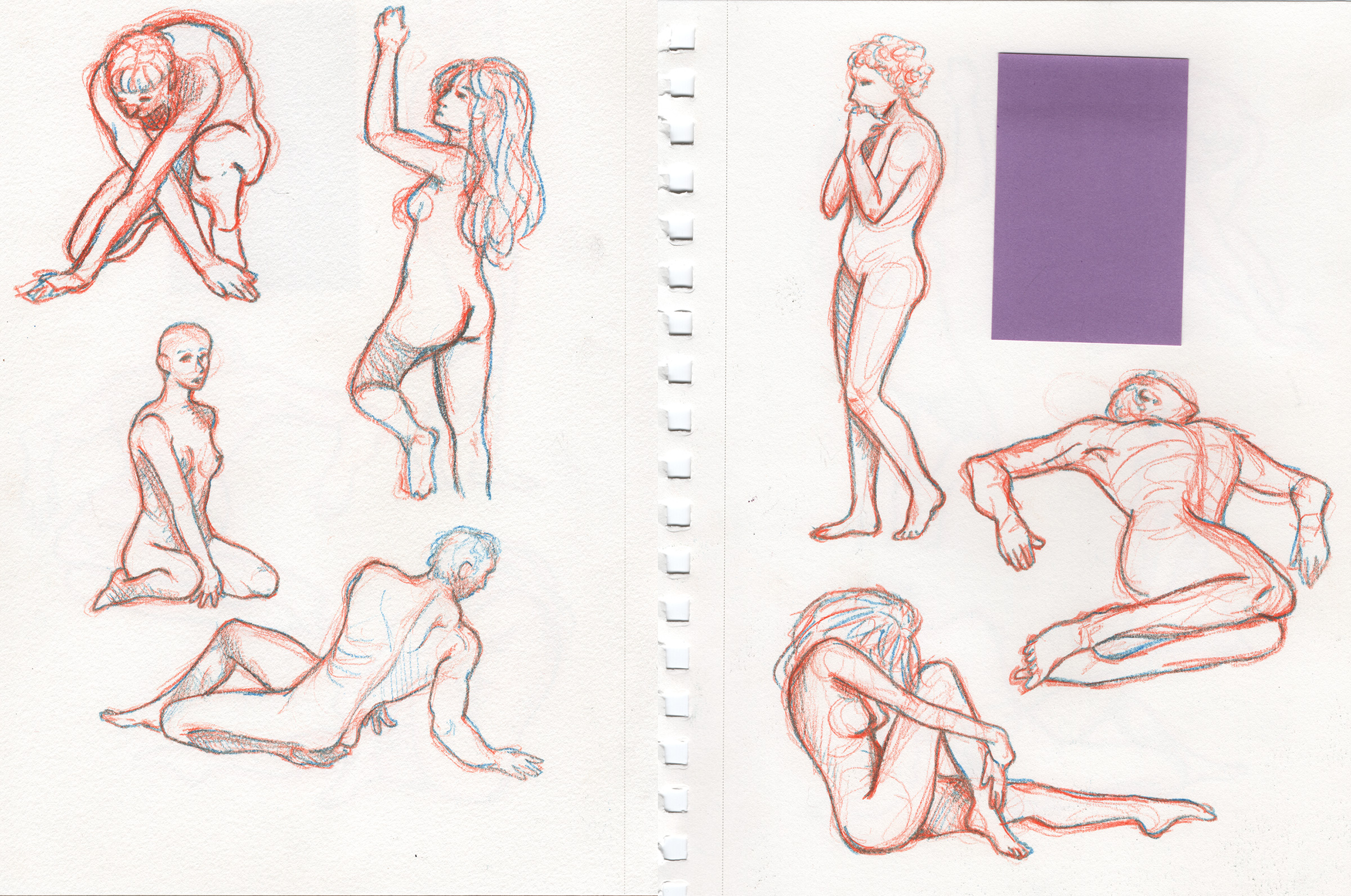 Five minute figure sketches