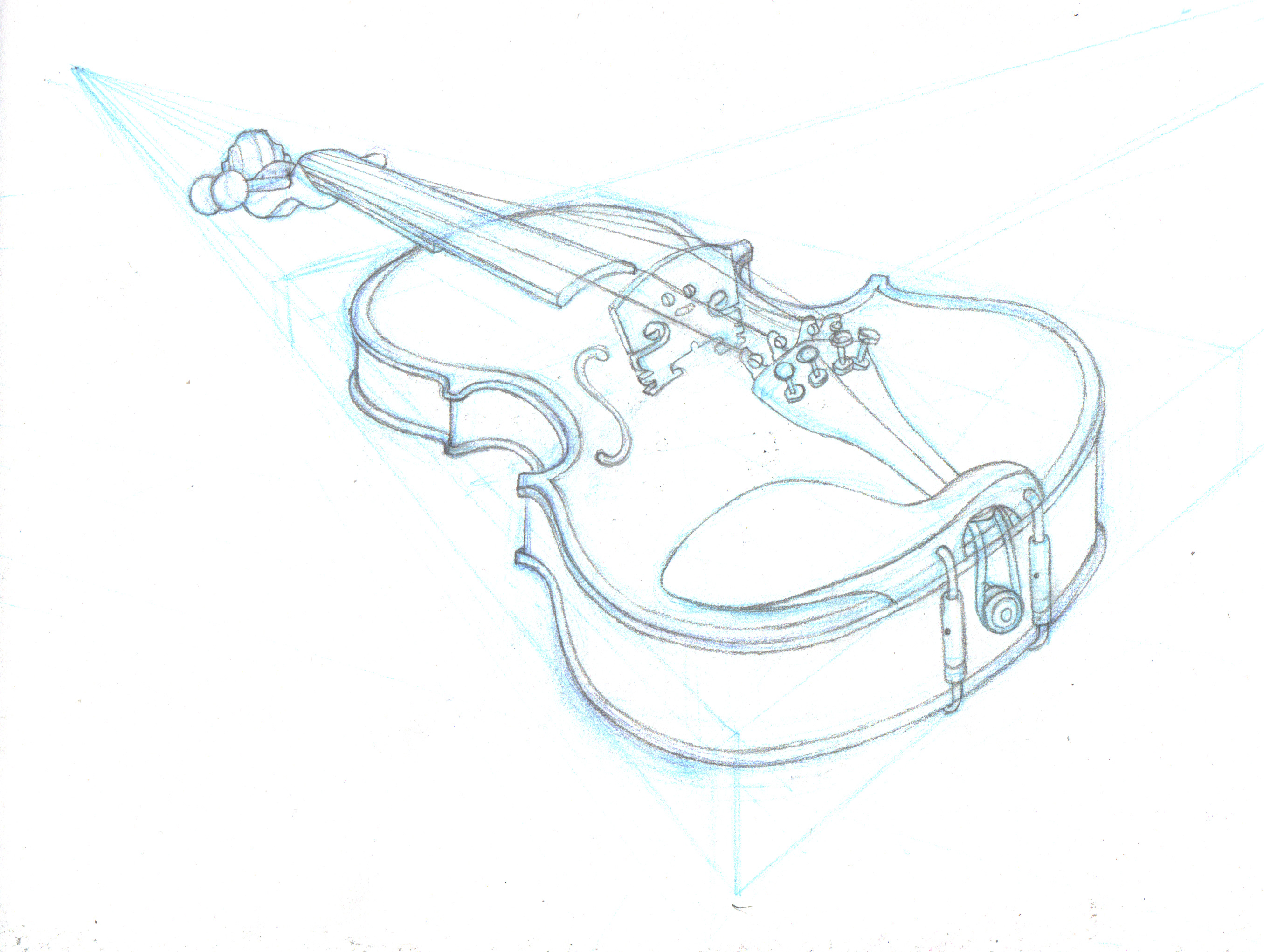 Object drawing “Violin”